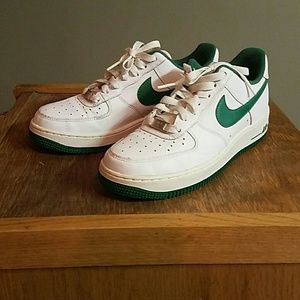 Shamrock Nike Air Force 1s