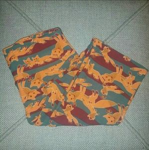 *BNWT* LuLaRoe Fox leggings os