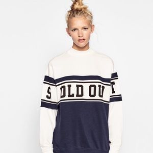 "Sold Out" Sweater from Zara
