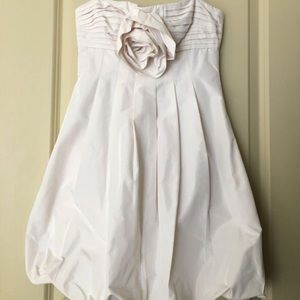 BCBG Maxzaria strapless A-line dress