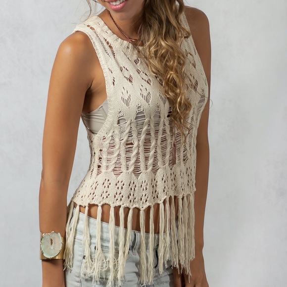 Boho Knitted Top - Picture 2 of 4