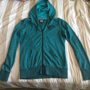 Zipper jacket with hood
