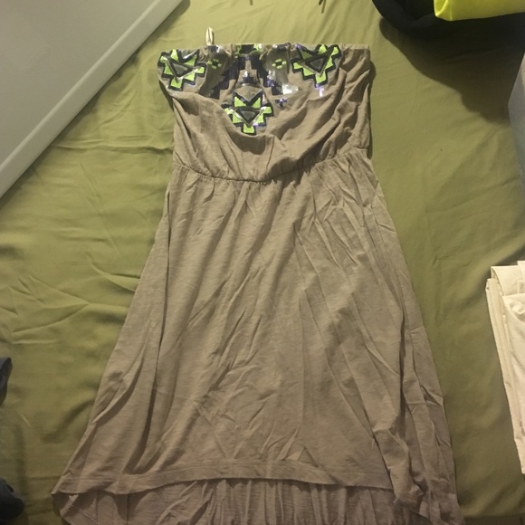 Gray midi express dress