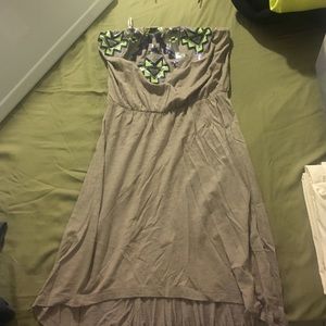 Gray midi express dress