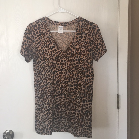 Leopard print Victoria's Secret t-shirt