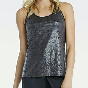 Fabletics Eiffel Workout Tank Top Metallic NWT