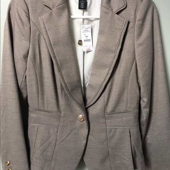 White House Black Market Tan Blazer NWT!