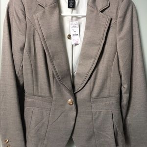 White House Black Market Tan Blazer NWT!