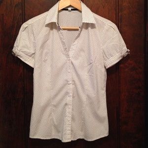 Express Short Sleeve Button Down Shirt