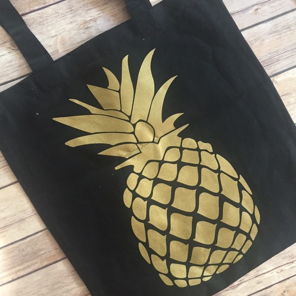 Pineapple 🍍 Tote - Black - Picture 2 of 4