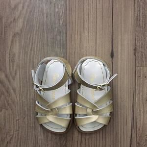 Gold Saltwater Sandals-NEW!