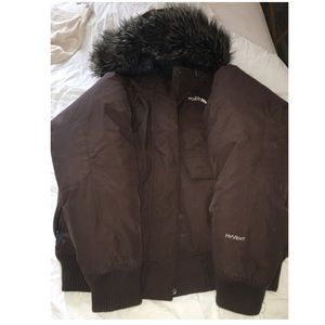 North Face Women Puffer Bomber Coat
