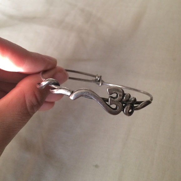 Silver Alex and Ani bangle
