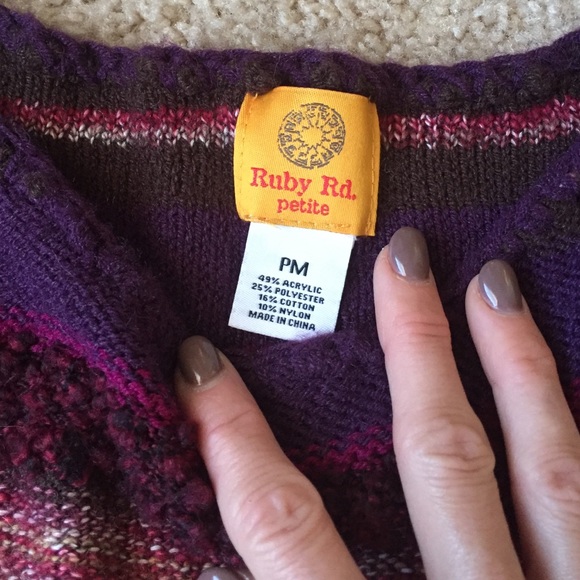 BOGO FREE! Ruby Rd. Sweater - Picture 4 of 4