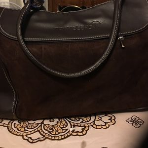 Brown purse.