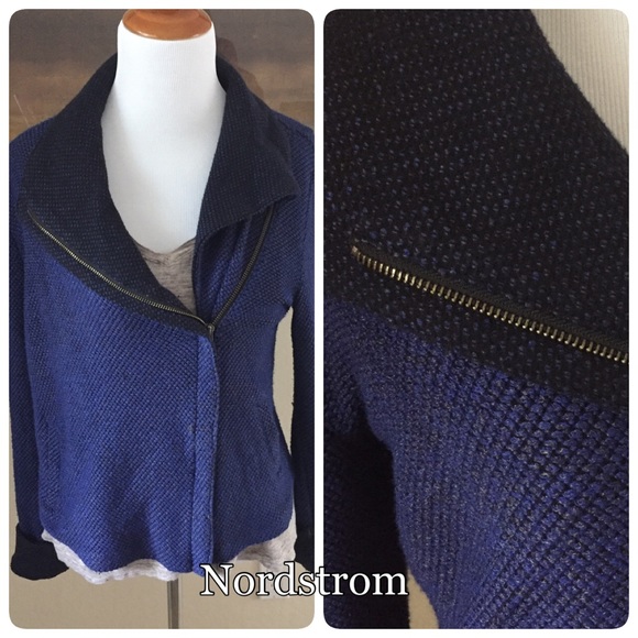 Nordstrom Jackets & Blazers - Nordstrom jacket with asymmetrical zipper size m