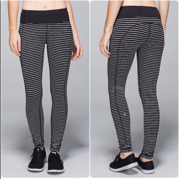 lululemon athletica Pants - SOLD🚫 Lululemon parallel stripe speed tight pant