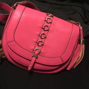 Nine West cross body hot pink