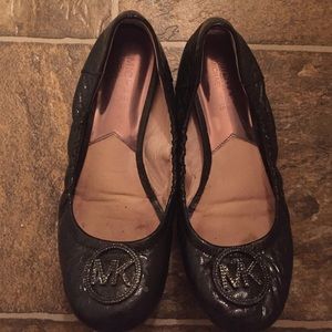 Black Michael Kors Flats