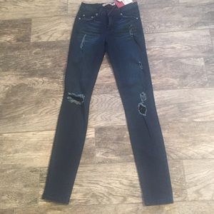 NWT Judy Blue Destroyed Denim Jeans