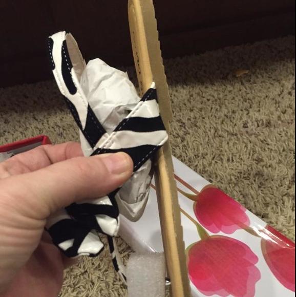 Zebra sandals