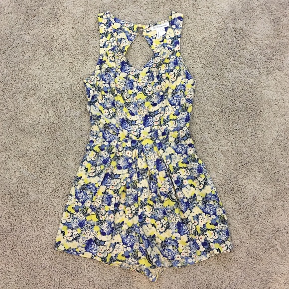 BCBG Open Back Romper