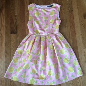 Lemon Print Dress