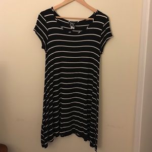 Striped tshirt dress