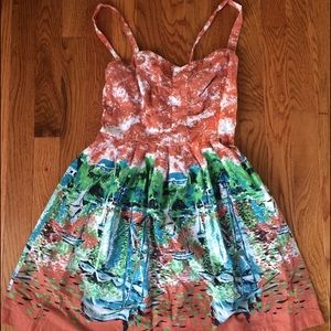 Painted Seascape Dress