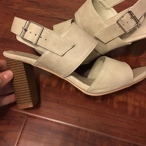 Cream colored shoes