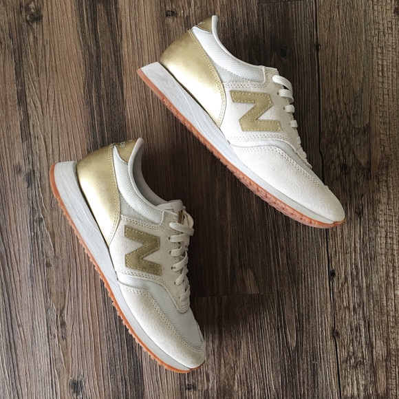 New Balance Shoes - Gold J. Crew New Balance sneakers