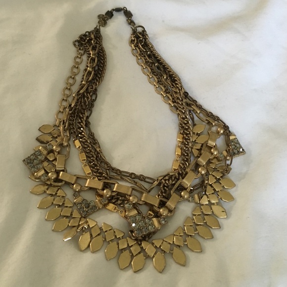 Stella & Dot Gold Sutton Necklace