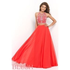 Blush Prom Dress