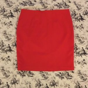 Red skirt