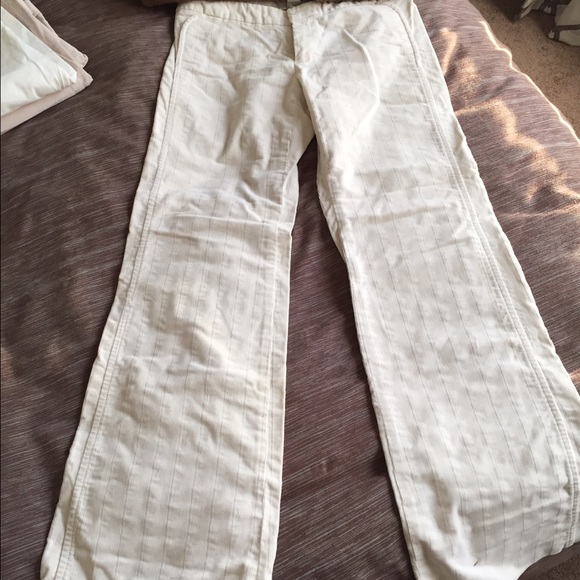 Donating tomorrow! Cream banana republic corduroys