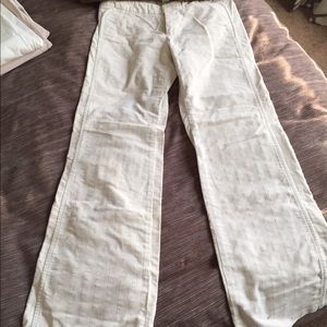Donating tomorrow! Cream banana republic corduroys