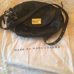Marc by Marc Jacobs black leather large cross body