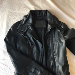 All saints motor leather jacket