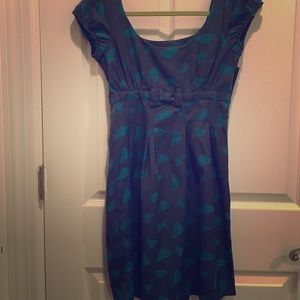 Gem 💎 Print Bow Dress