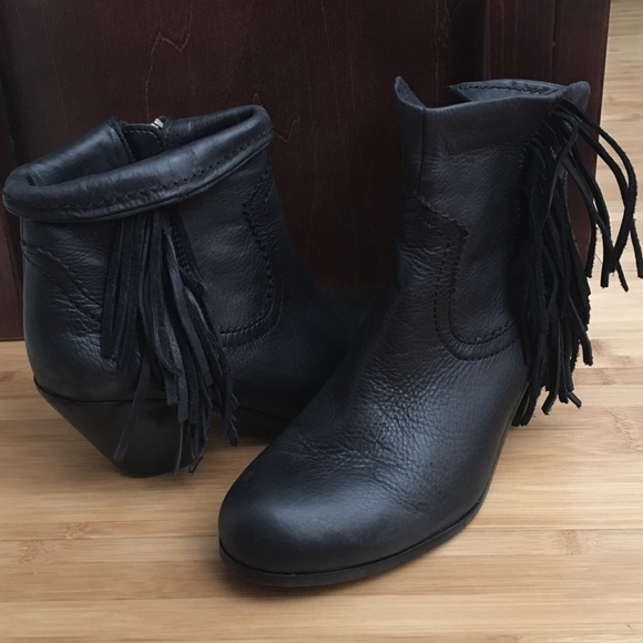 Sam Edelman Fringe Booties