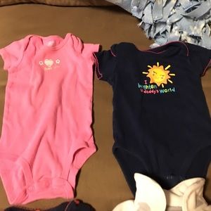 3-6 month lots of onsies and a jacket