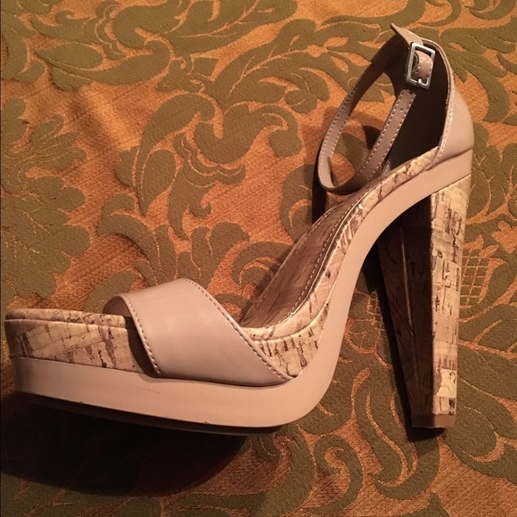 Lauren Conrad cork heels. Worn twice