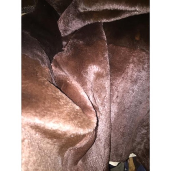 YVES SAINT LAURENT FOURRURES size XL suede/raccon/sheared beaver COAT - Picture 3 of 13