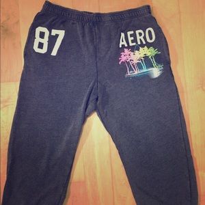 Aeropostale Boyfriend Cropped Sweats