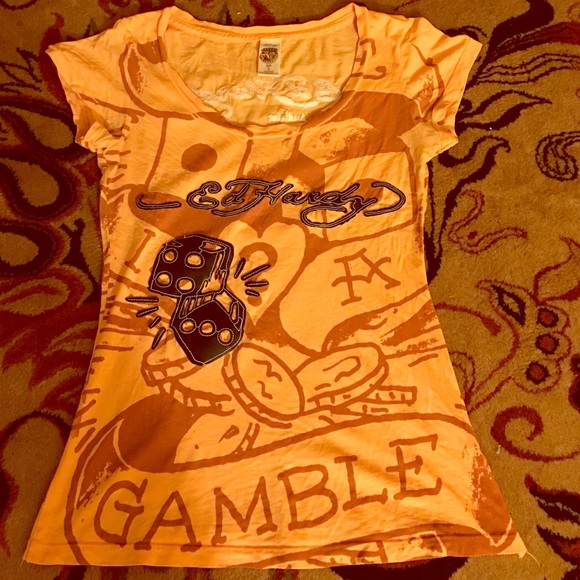 Ed hardy size small tee