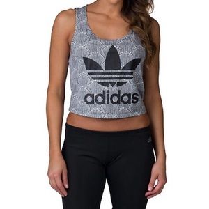 Adidas SHELL TILE CROPPED TANK ADIDAS LOGO