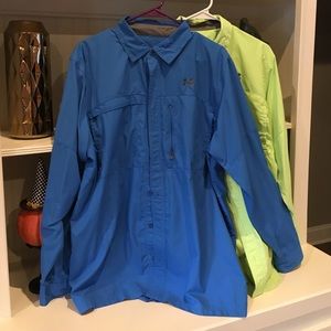 Men's Under Armour Heat Gear Shirt (lot 2) LARGE