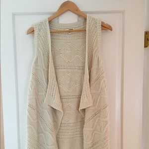 Cream Sweater Vest