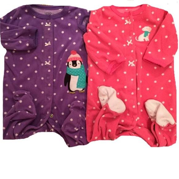 Two fleece sleepers!