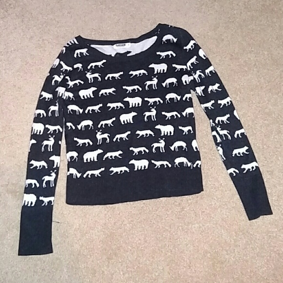Garage animal sweater size m